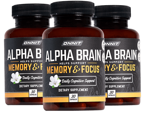 3x Alpha BRAIN®